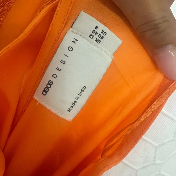 ASOS Orange Maxi Dress - Picture 3 of 3